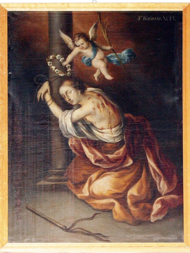 Santos, Beatos, Veneráveis e Servos de Deus: SANTA BIBIANA (ou Viviana),  Virgem e Mártir